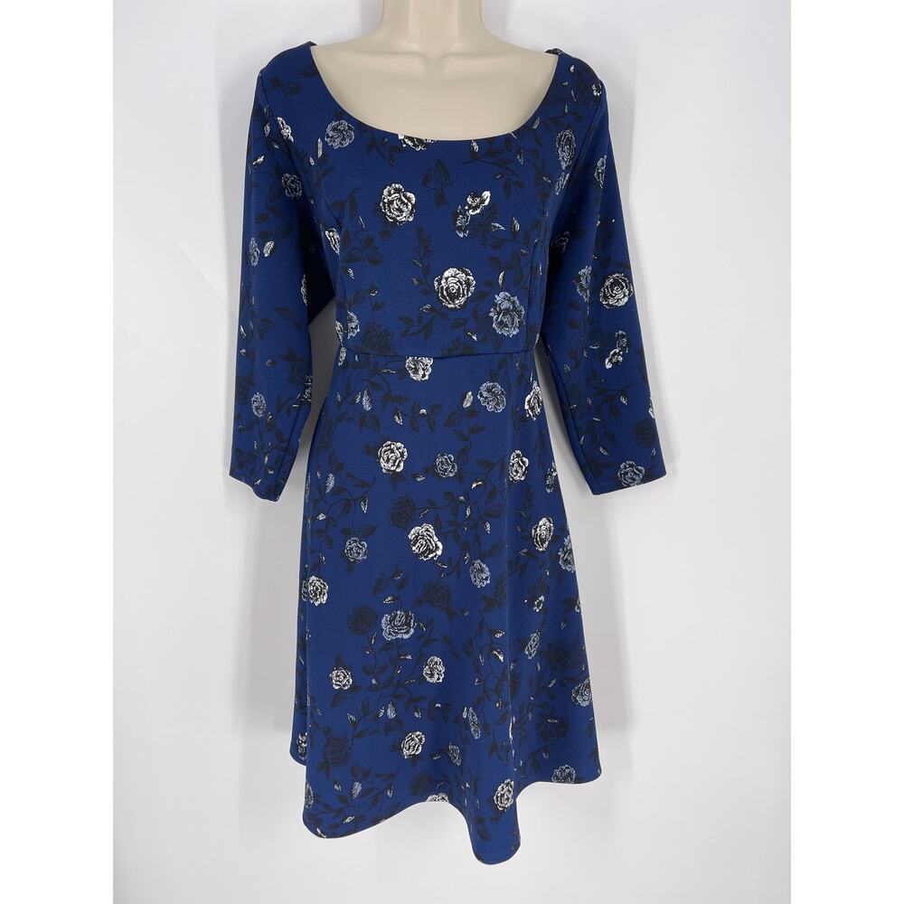 Torrid Blue Floral Dress (B8#2)